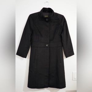 100% cashmere vintage stand collar coat